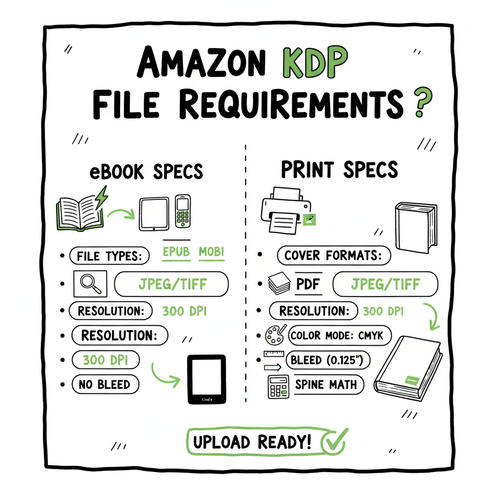 Amazon KDP File Requirements Explained for Authors