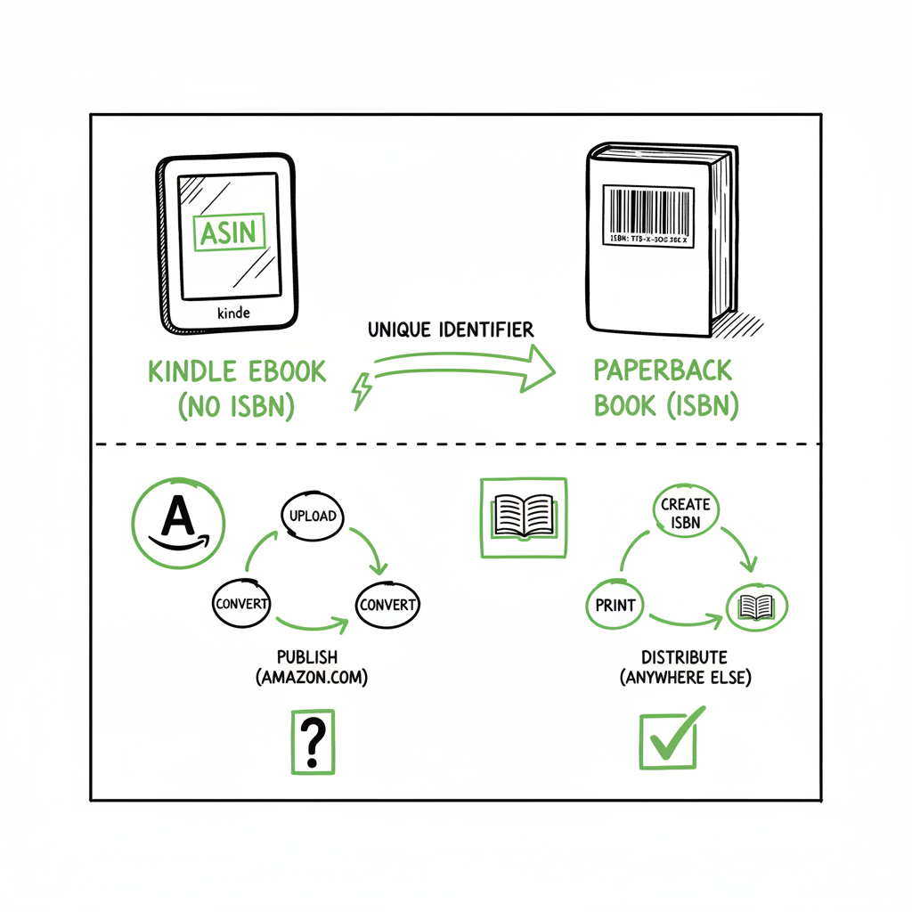 KDP ISBN vs ASIN — What They Mean and Do You Need One