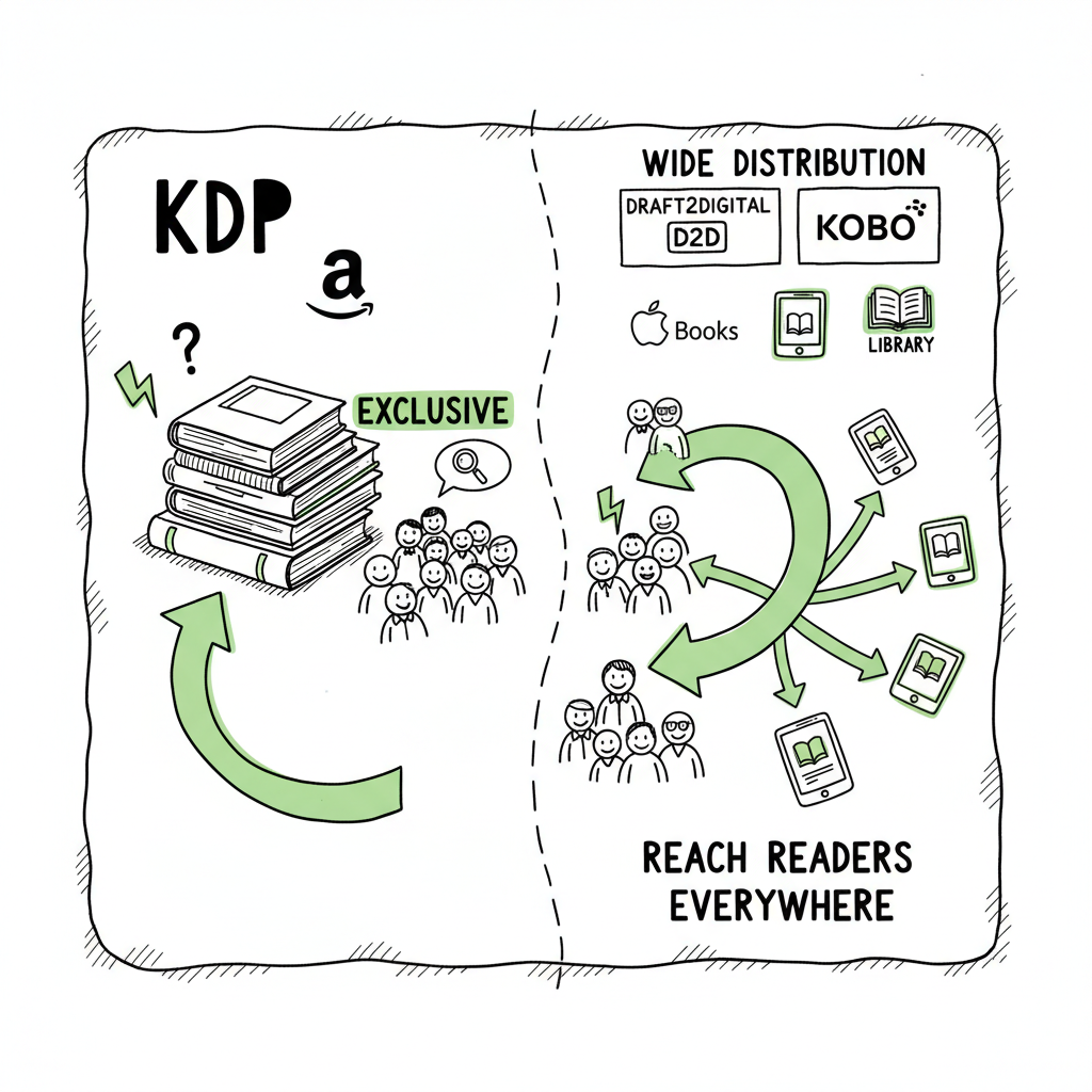 How to Publish Wide (KDP vs Draft2Digital vs Kobo)