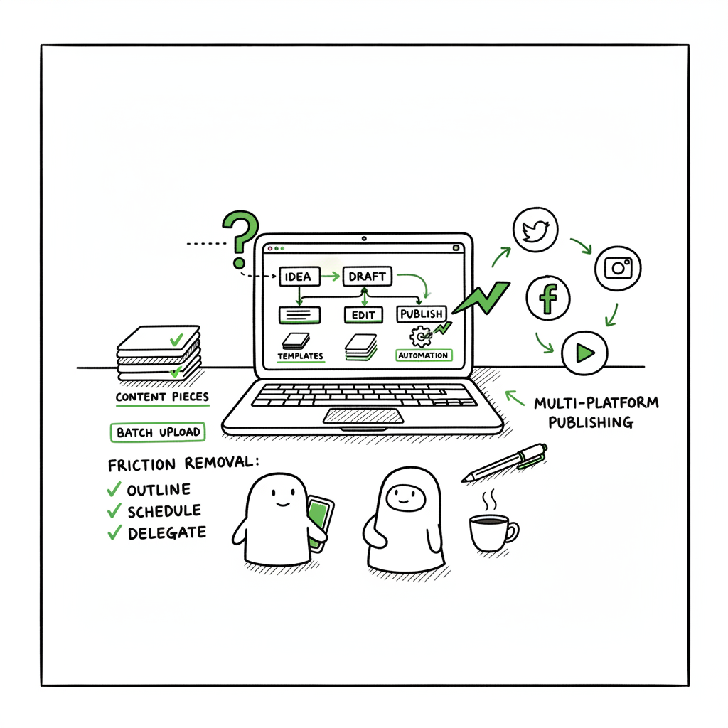 Author Workflow Optimization to Map, Batch and Automate