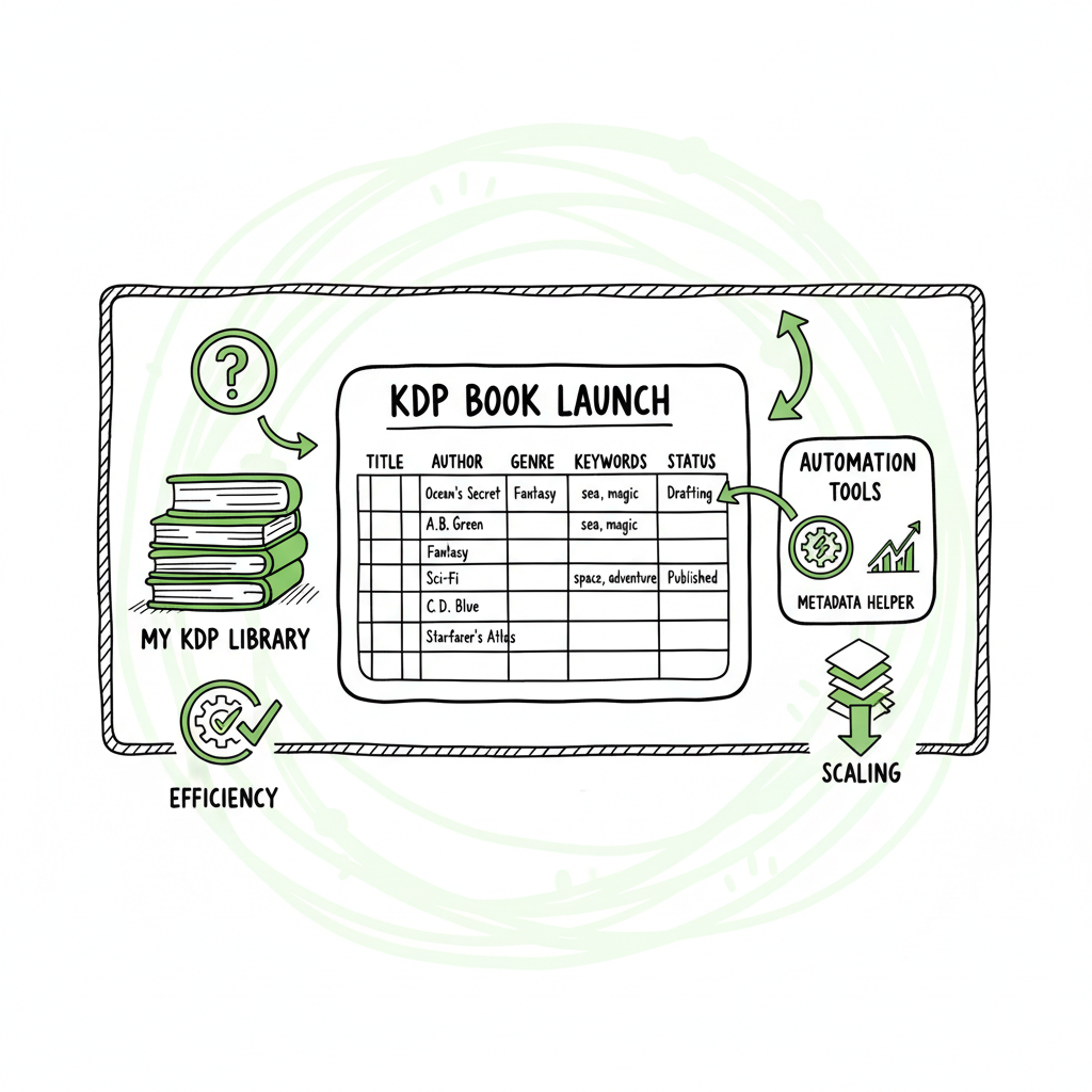 KDP Catalog Management to Organize, Scale and Automate