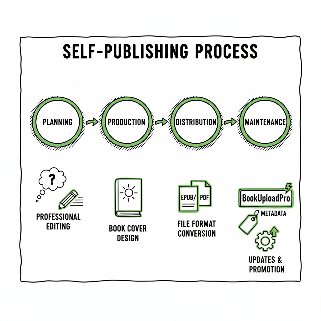 Self Publishing Process Explained Step-by-Step for Authors