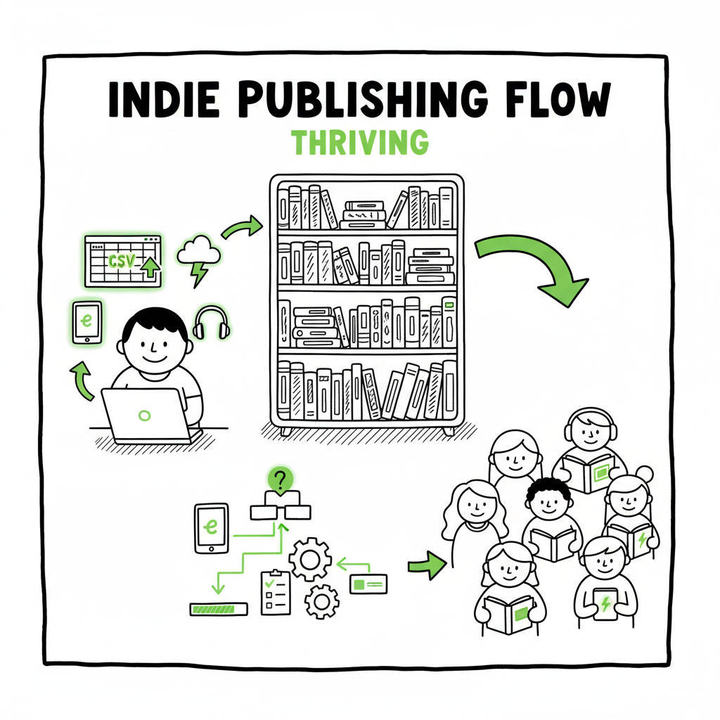 Scaling indie publishing into a reliable high-volume system