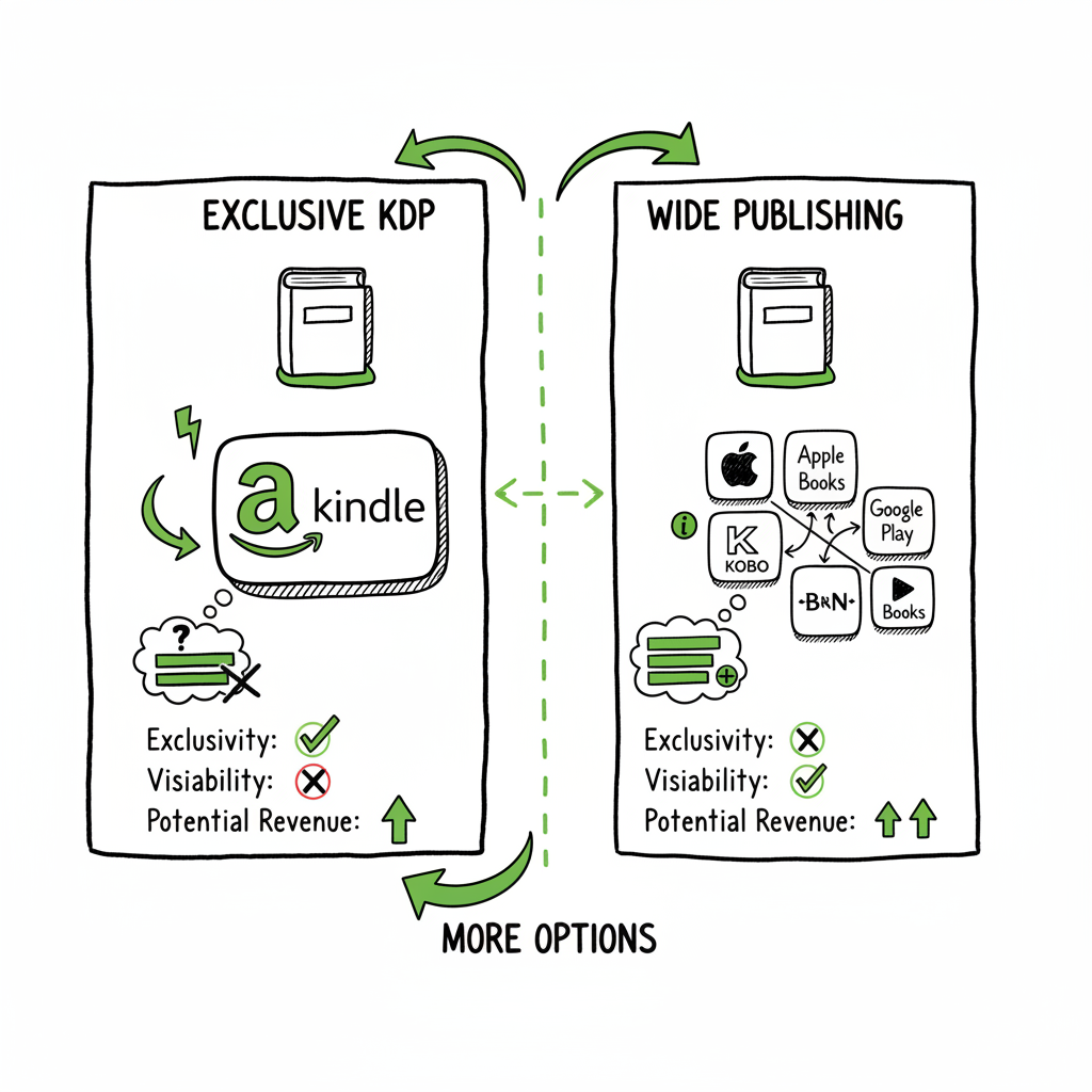 Publish Wide vs Exclusive KDP Practical Guide for Authors