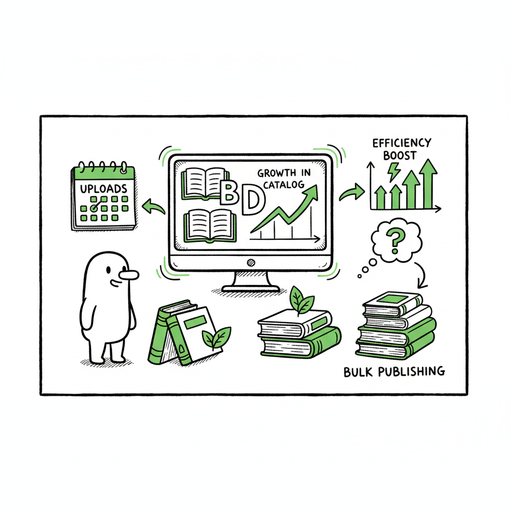Bulk Publishing Books to Scale Low-Content Catalogs