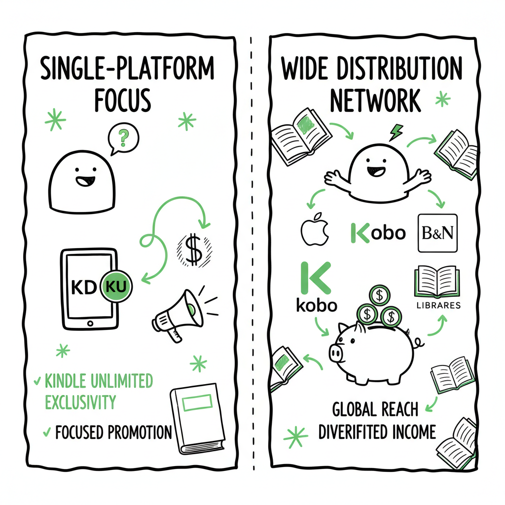 Publish Wide vs Exclusive KDP Pros and Cons for Authors