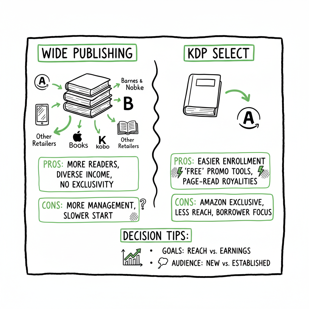 Publish Wide vs Exclusive KDP Practical Guide for Authors