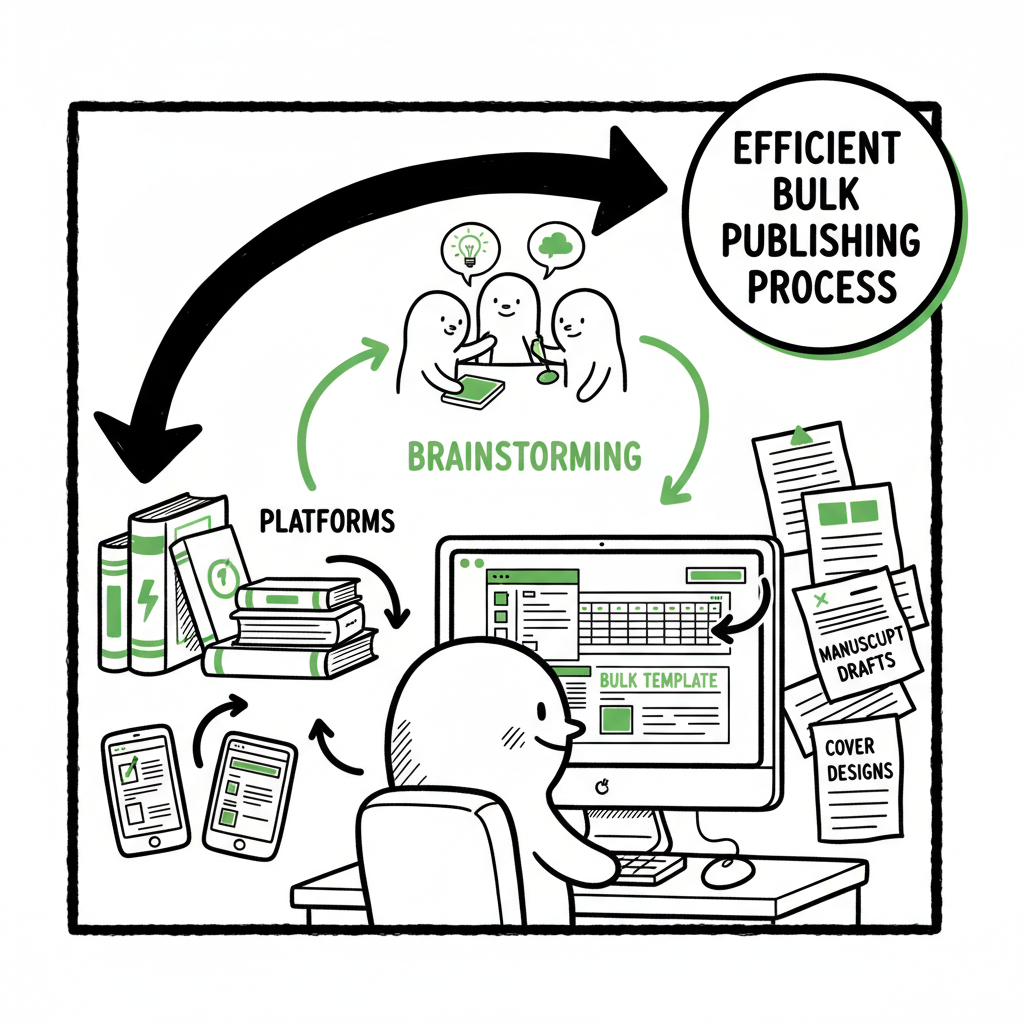 Bulk Publishing Books Batch KDP Uploads and Workflow