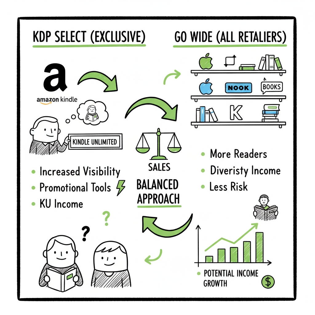 Publish Wide vs Exclusive KDP pros and practical guide