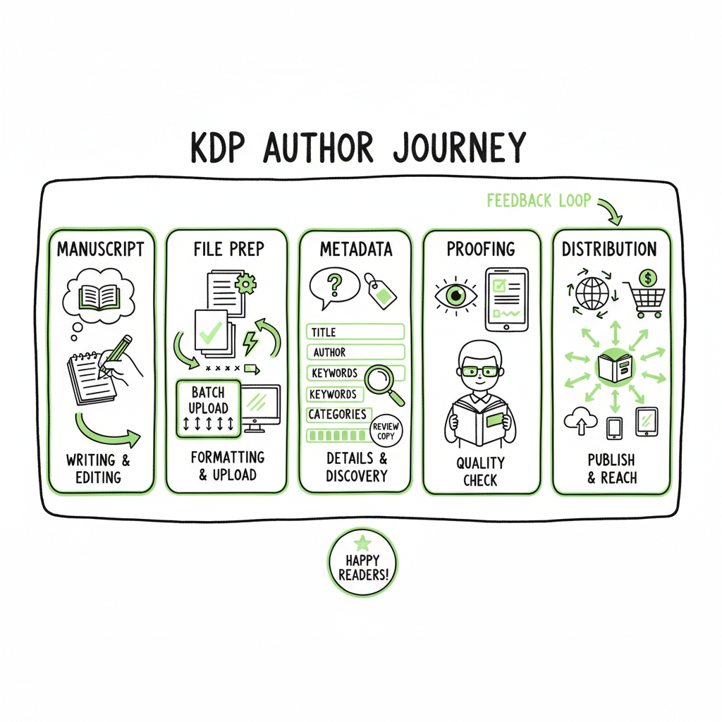 KDP Author Workflow to Streamline Multi-Platform Publishing