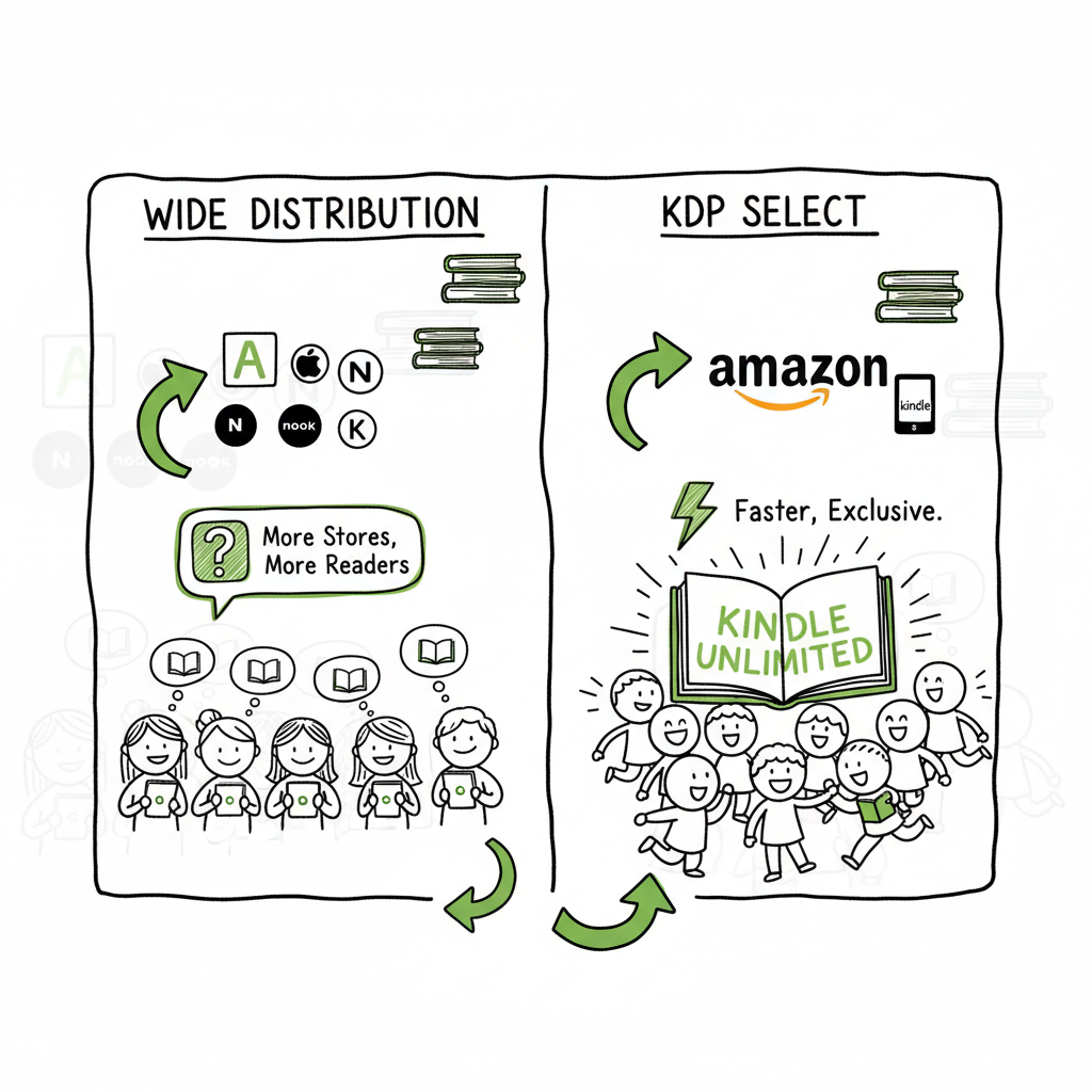 Publish Wide vs Exclusive KDP practical guide for authors