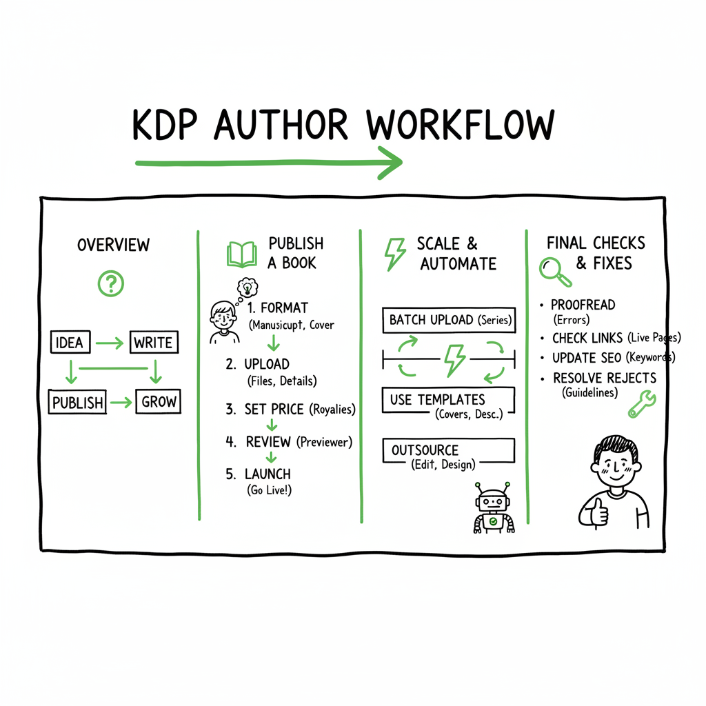 KDP Author Workflow Practical Steps to Publish Faster