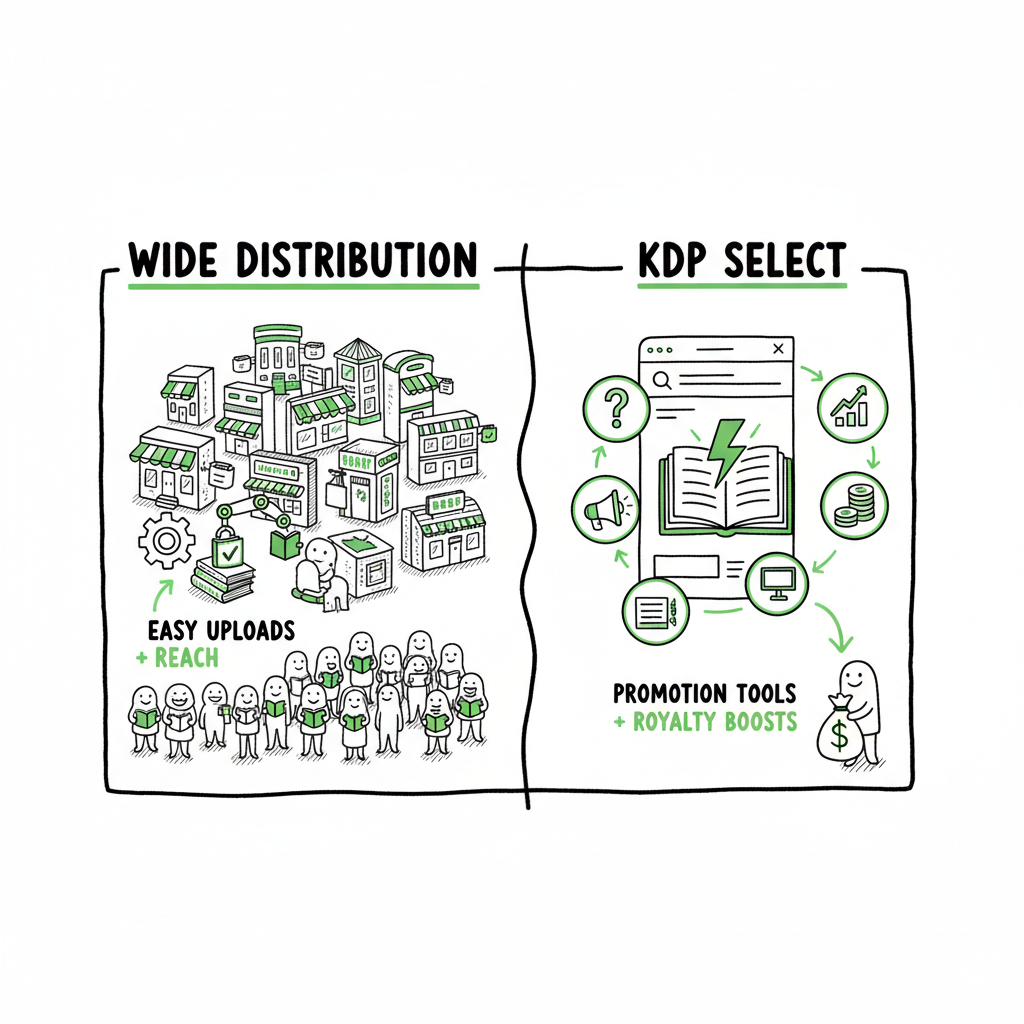 Publish Wide vs Exclusive KDP Pros Cons and Workflow