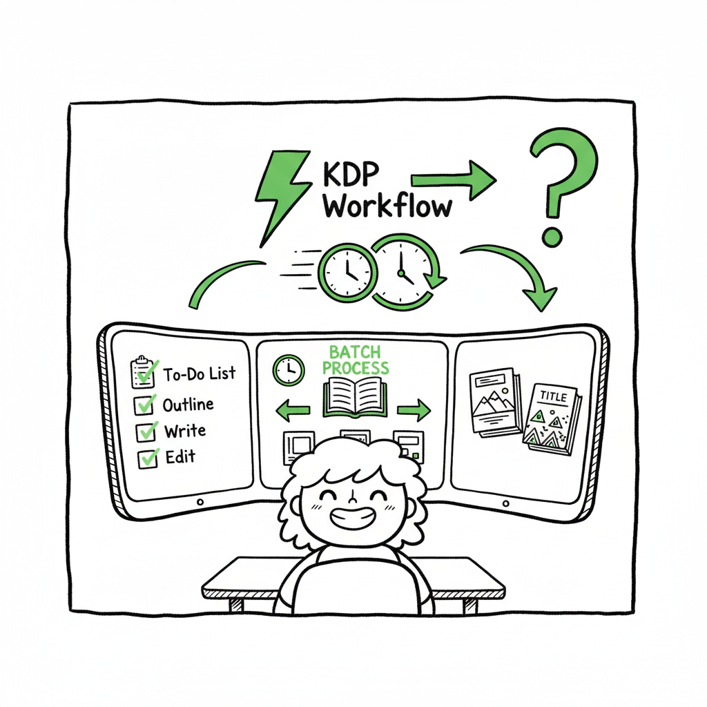 KDP Author Workflow for Scalable Publishing Systems