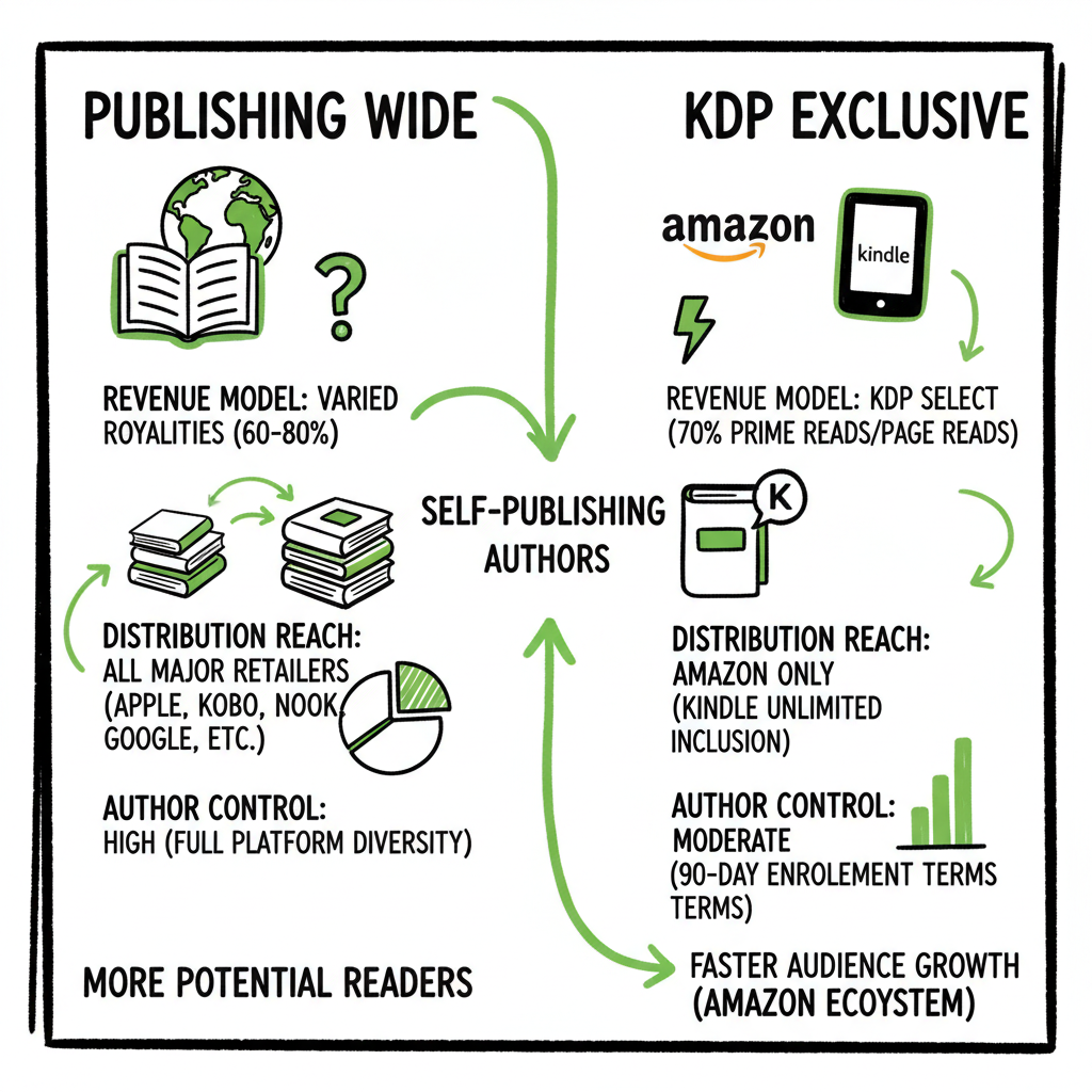 Publish Wide vs Exclusive KDP What Authors Should Know