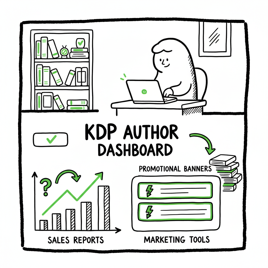KDP Author Dashboard Explained for Bookshelf and Reports