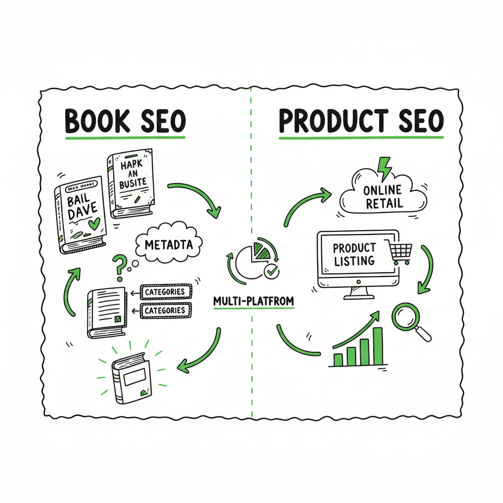 Book SEO vs Product SEO Explained for Indie Authors