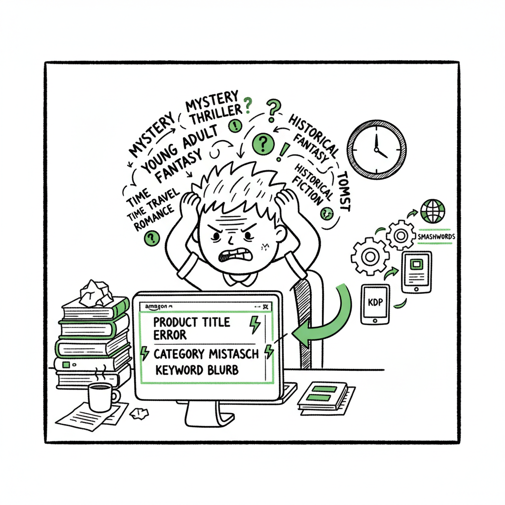 Amazon SEO Mistakes Authors Make and How to Fix Them