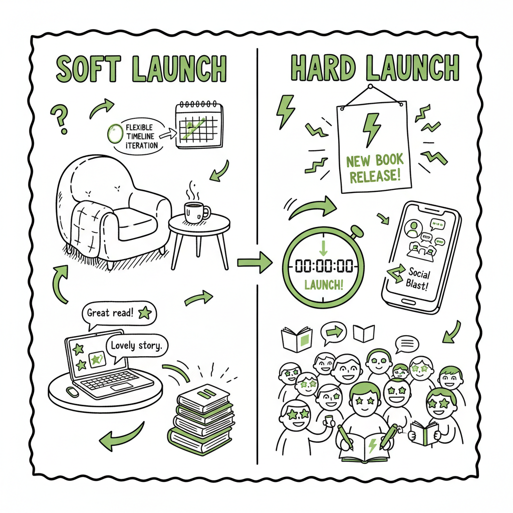 Soft Launch vs Hard Launch Books What Authors Should Know