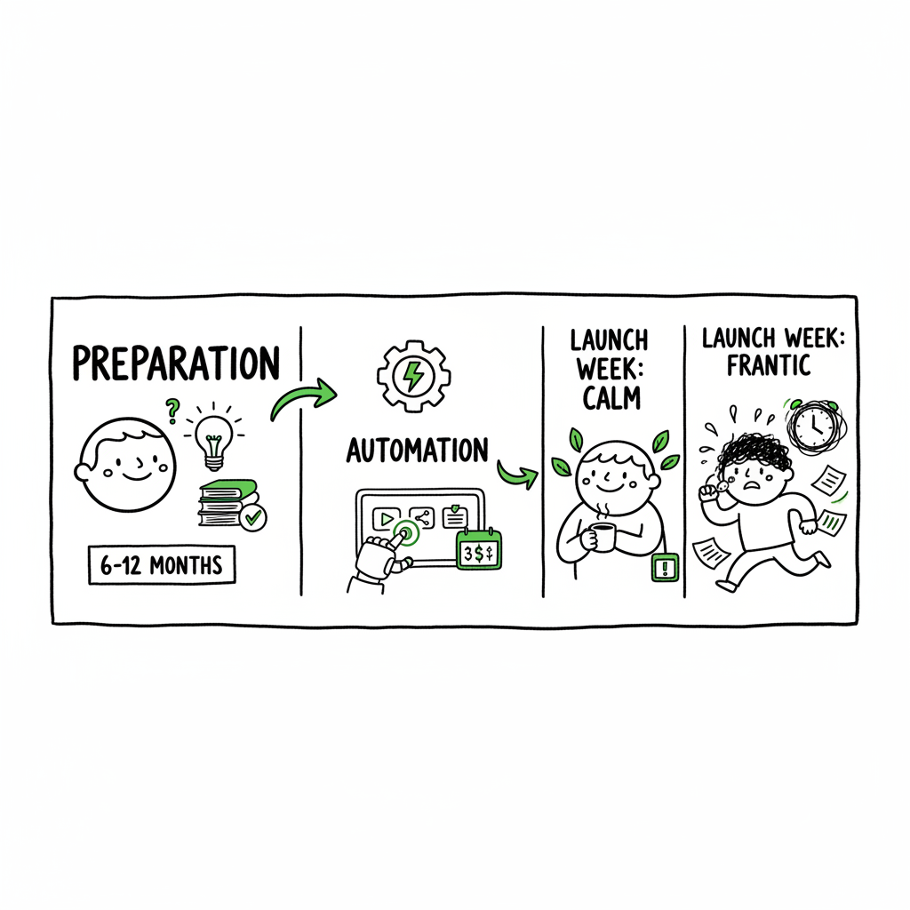 Book launch pacing timeline and practical checklist