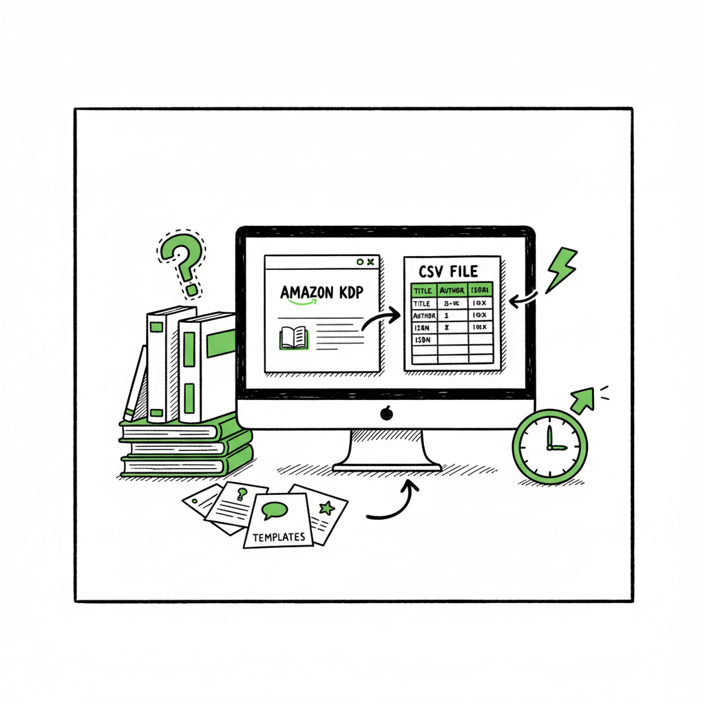 Bulk publishing books for Amazon KDP and multi-platforms