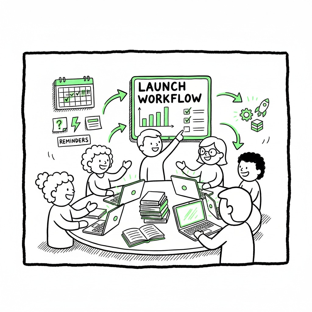 Launch SOPs for Teams to Build Repeatable Book Launches